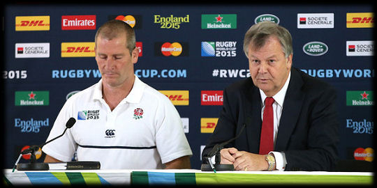 Stuart Lancaster Ian Ritchie England Media RWC2015